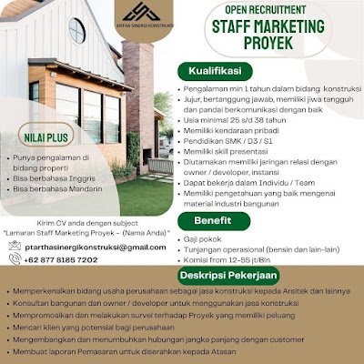 Staff Marketing Proyek