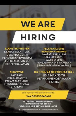 - Logistik Proyek