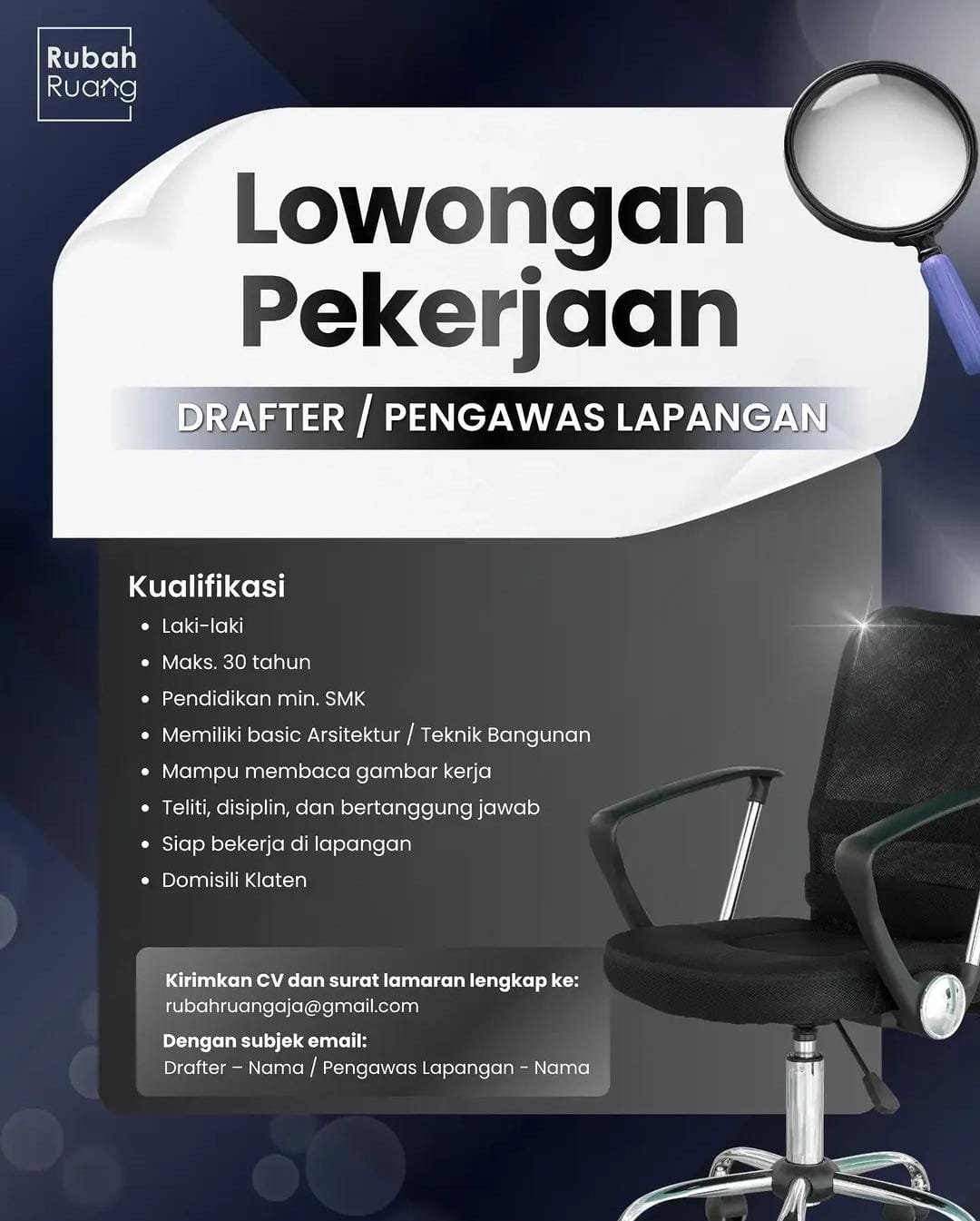 Drafter / Pengawas Lapangan