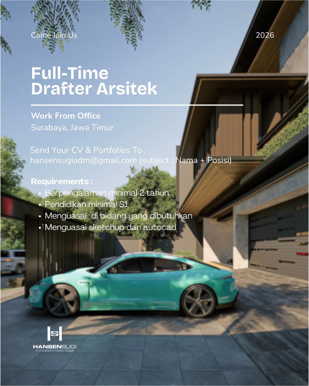Full-Time Drafter Arsitek