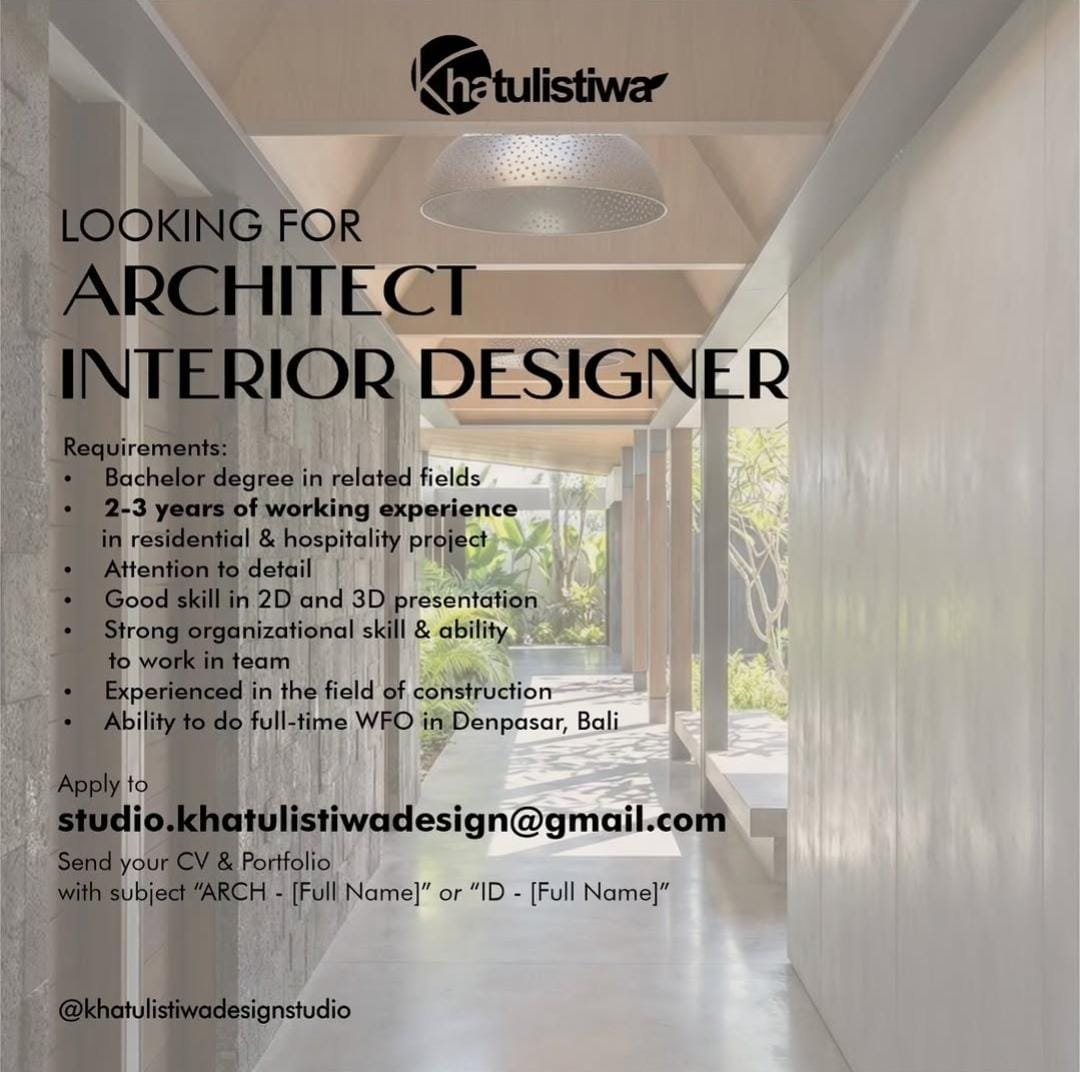 Architect  - Interior Designer